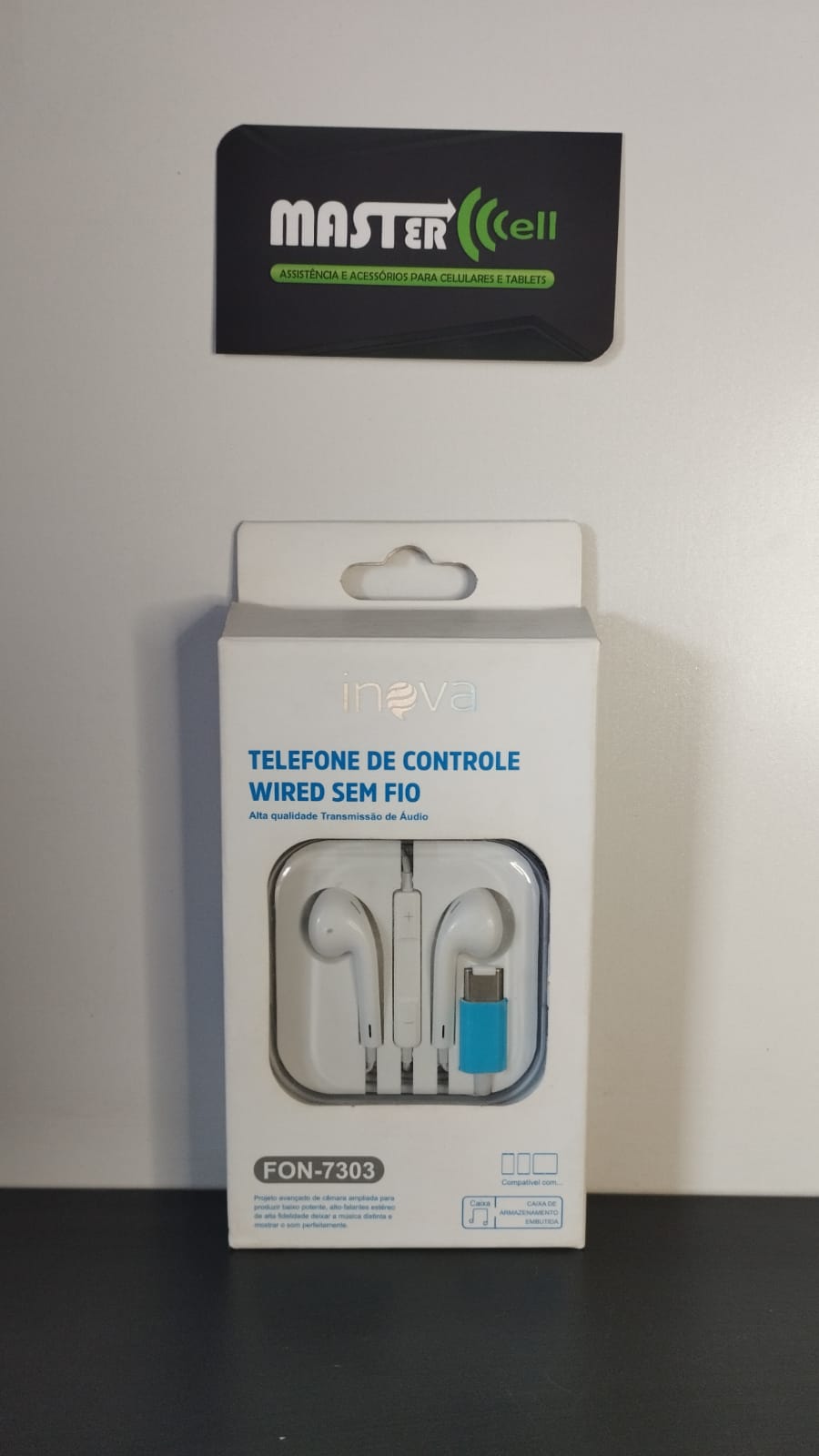 Fone Ouvido c/ Fio - INOVA