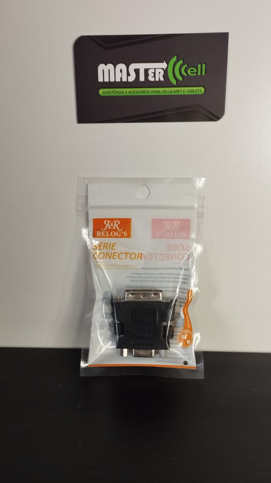 DVI macho para VGA fêmea