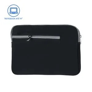 Case Neoprene Preta para Notebook até 14" Multi