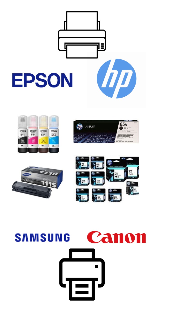 Cartucho, Refil original e toner compatível para impressoras. CONSULTE OS VALORES