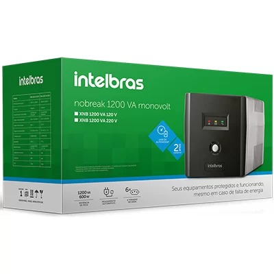 Nobreak Intelbras 1200VA 6 tomadas