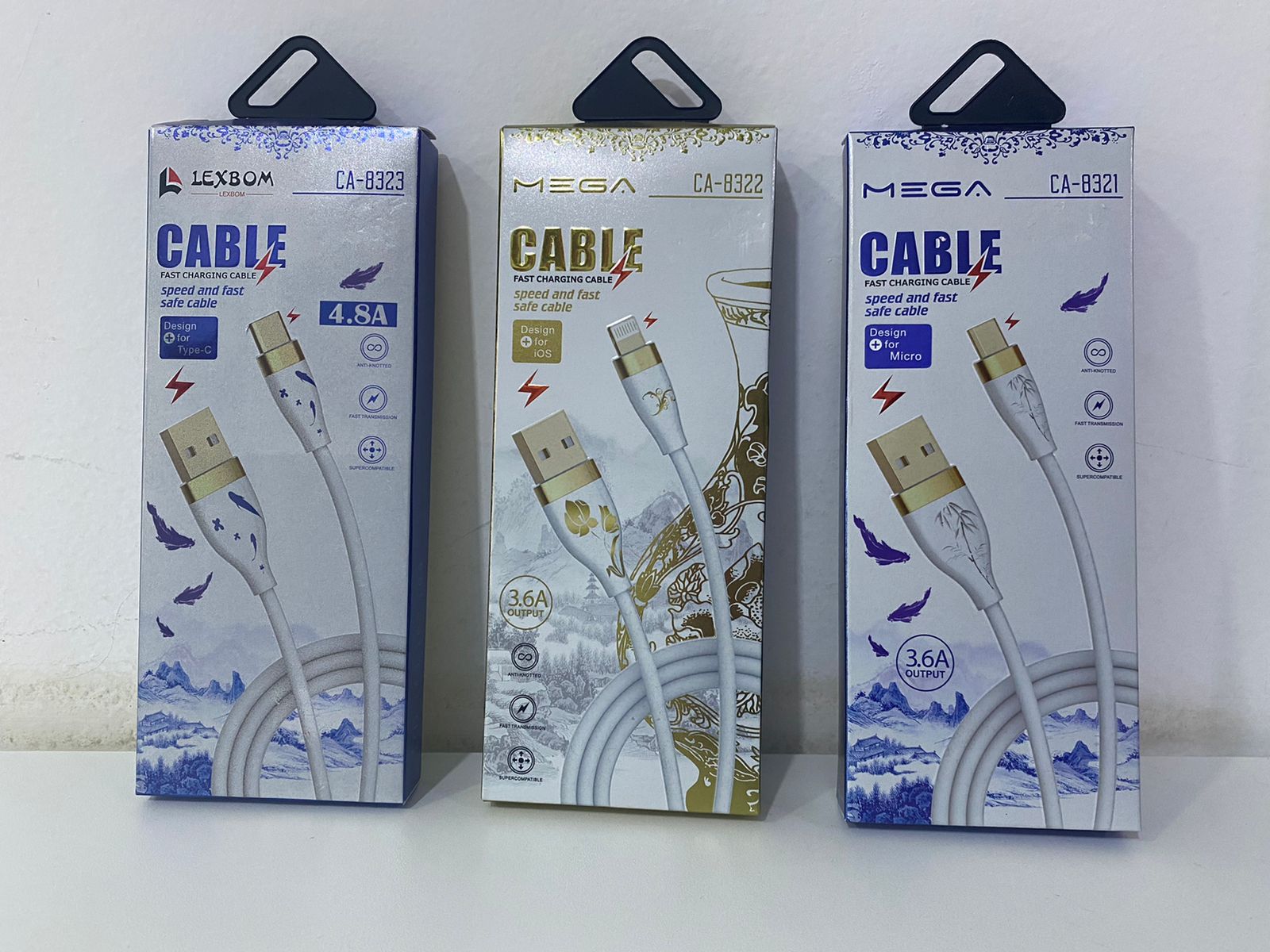 CABO CABLE MEGA V8, TYPE C, IOS