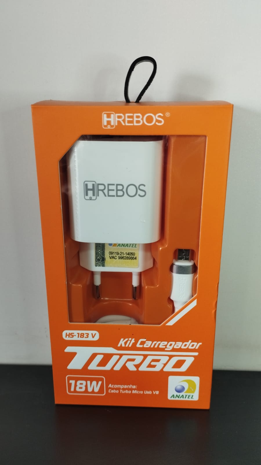 Carregador HREBOS V8 TURBO