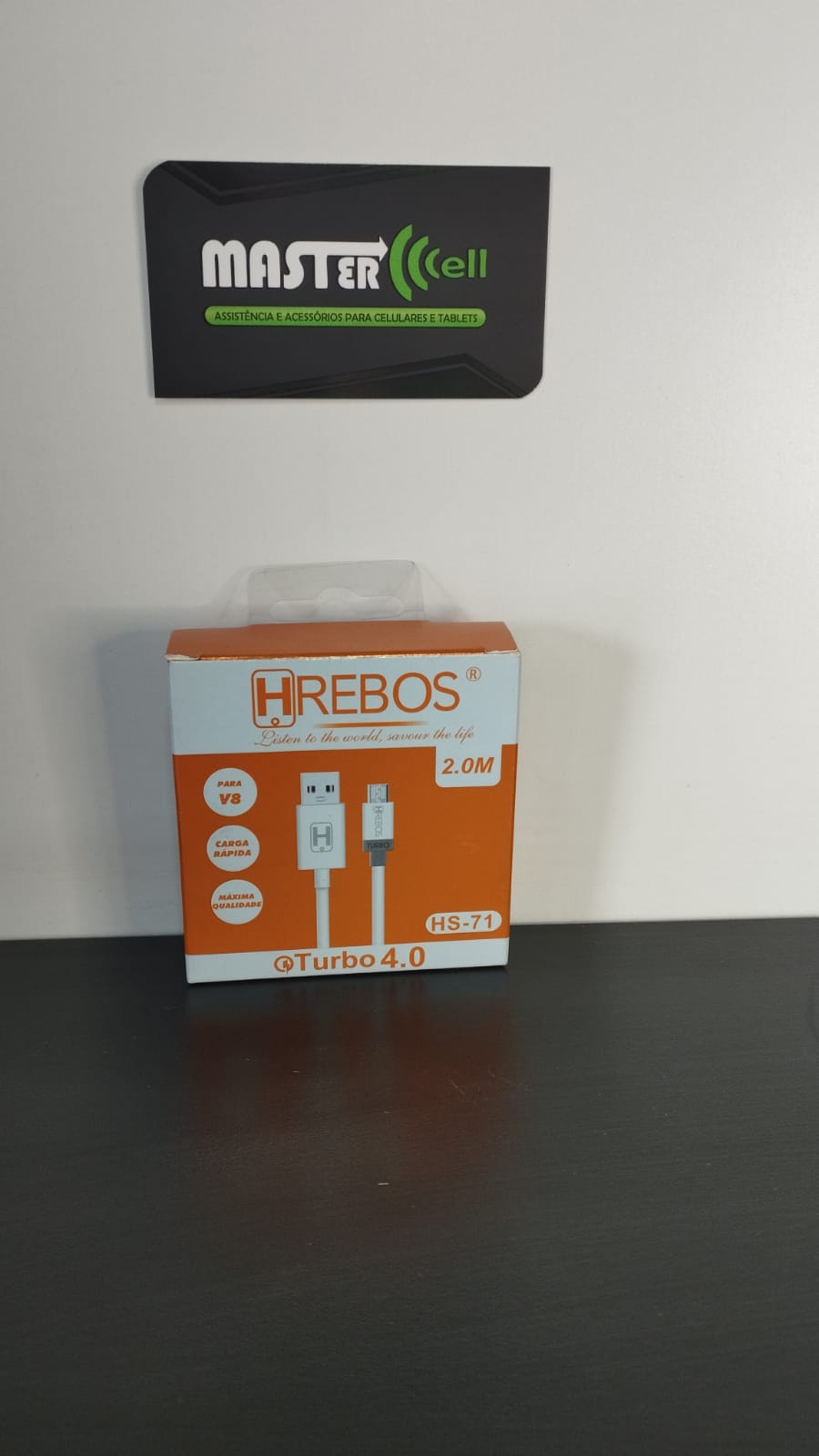 Cabo P/ Celular V8 2.0 - HREBOS