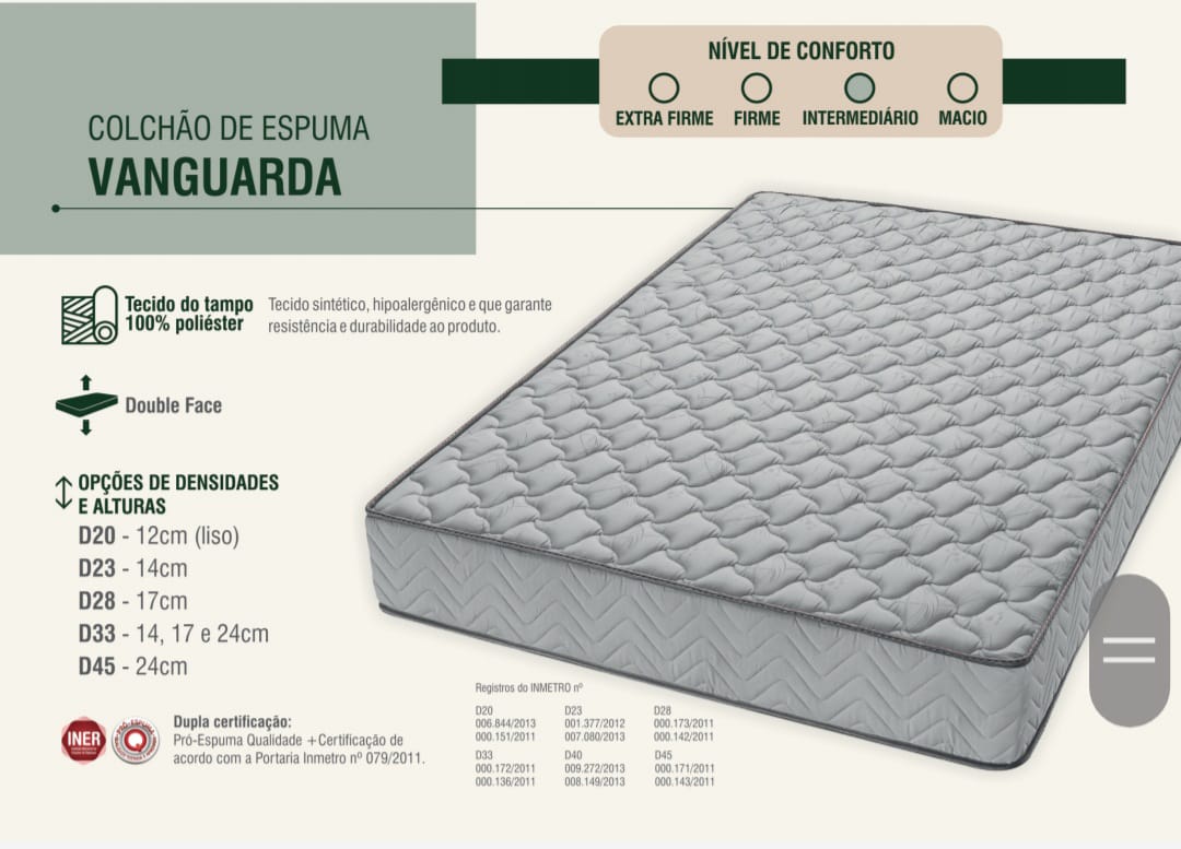 Colchão Espuma Vanguarda - AmericanFlex AMX Foam