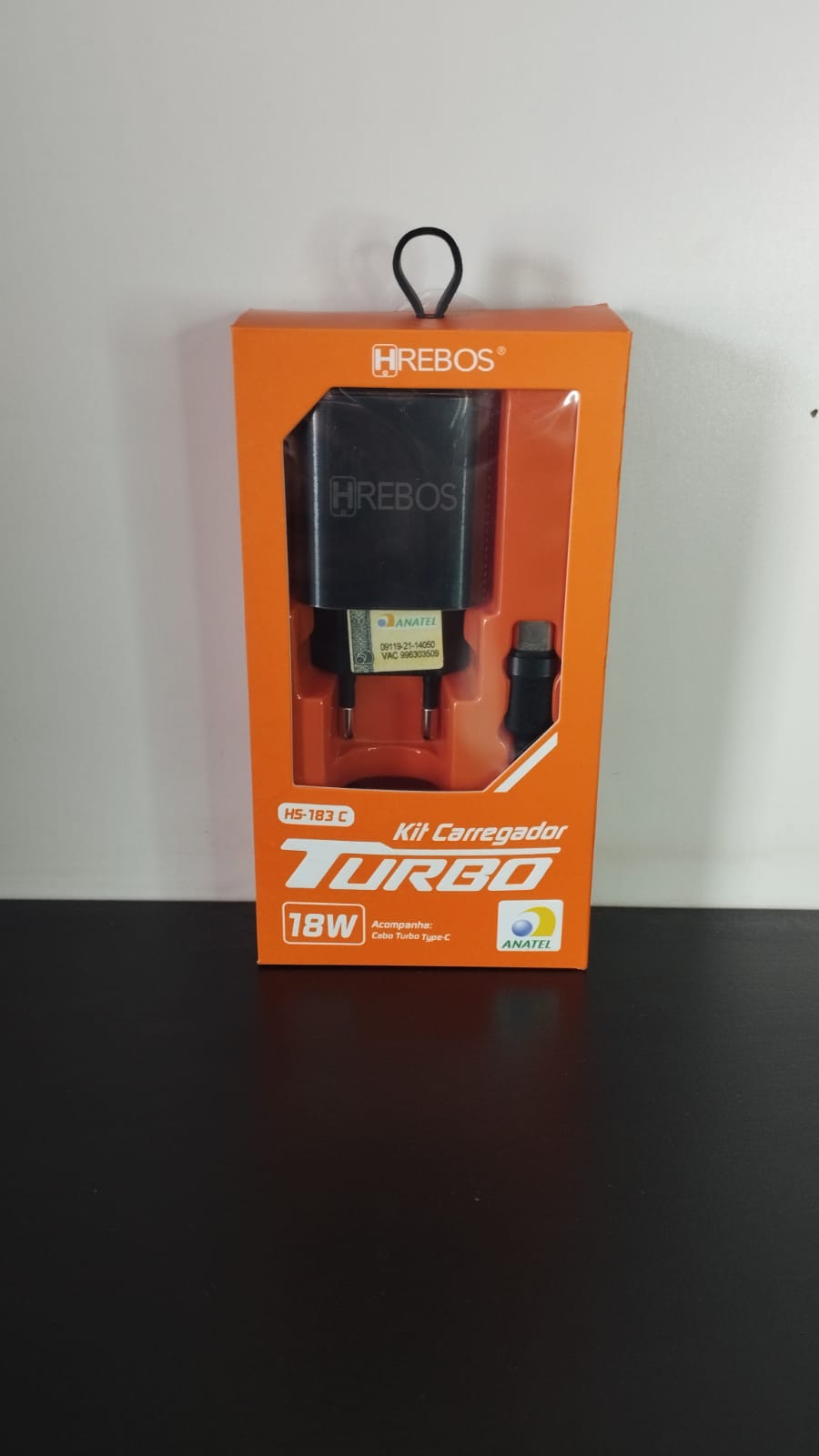 Carregador Herebos Tipo C