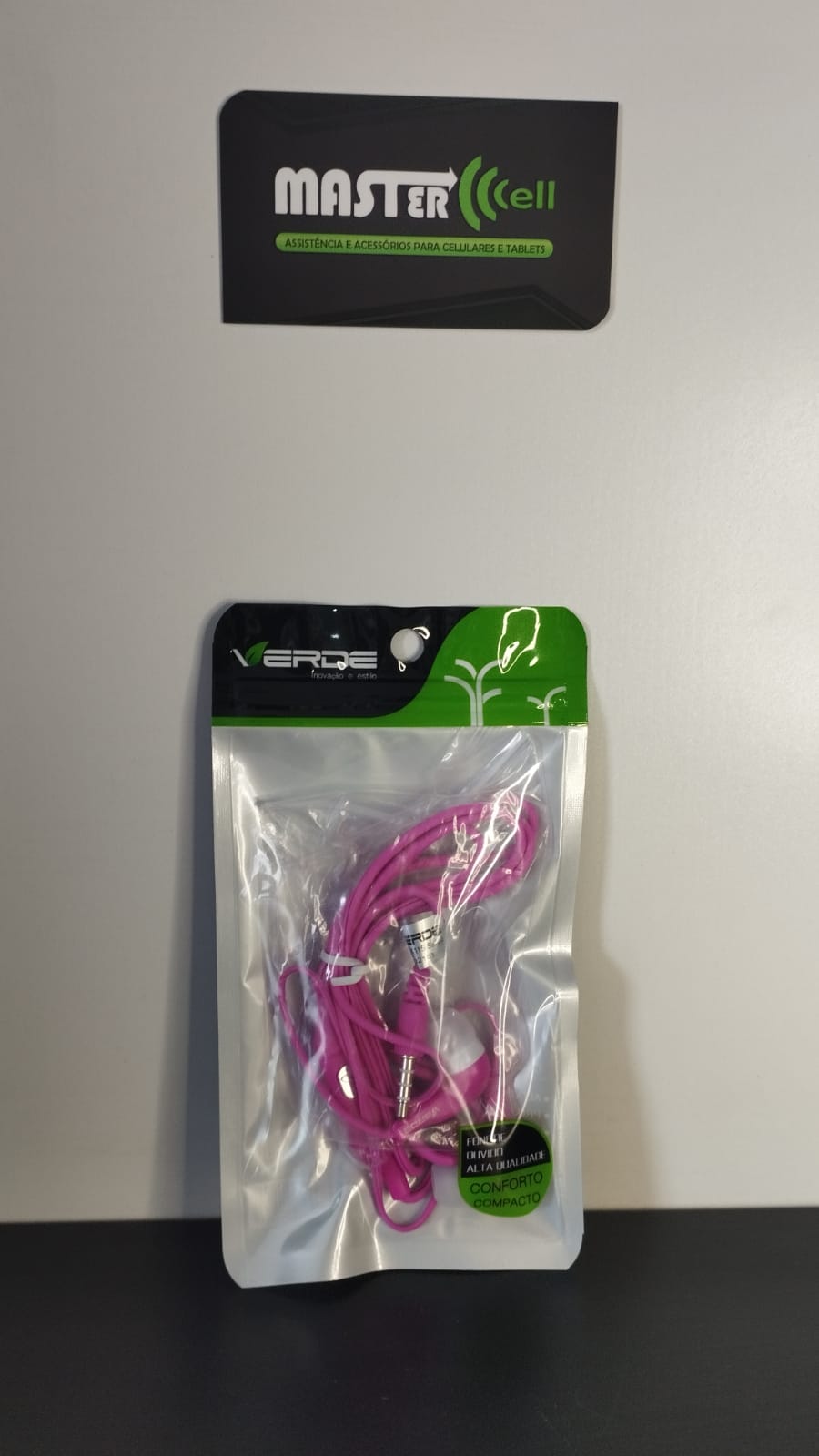 Fone Ouvido c/ Fio - VERDE
