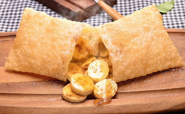 Banana com Canela e Leite Condensado